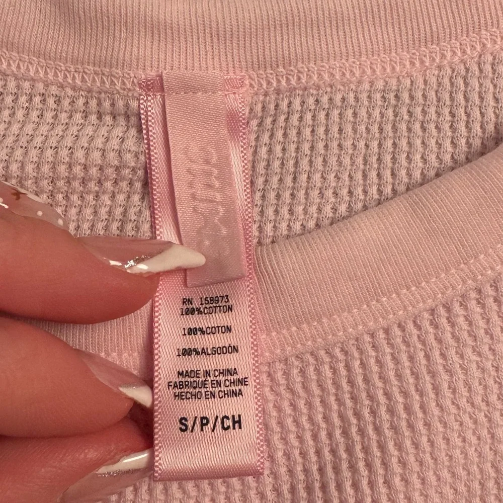 skims cherry blossom waffle shirt - Picture 2 of 2